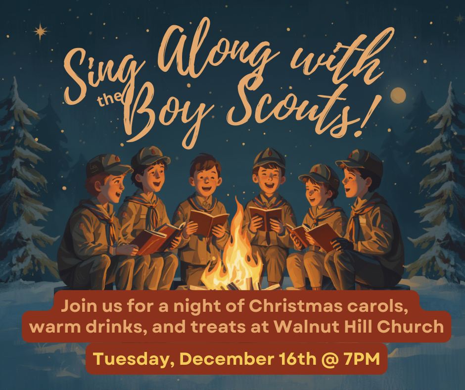 SingAlongBoyscouts Boy Scouts Christmas Caroling around a Camp fire
