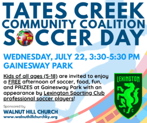 Tates Creek Soccer Day Lexington, KY