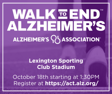 Alzheimers Walk to End Alzheimer's, Lexington October 18th 2026