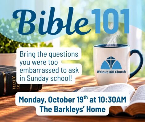 Bible101 Bible 101: Monday, October 19th at 10:30AM